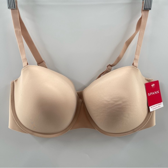 NWT SPANX Up for Anything “Strapless” Style Bra Size 38D Includes Straps Nude - Picture 2 of 11